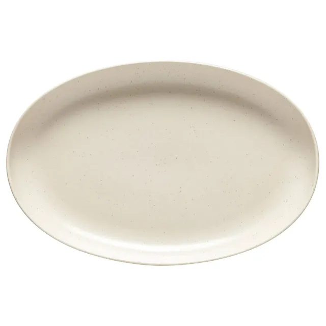 Costa Nova Pacifica stort ovalt fad vanilla beige mat