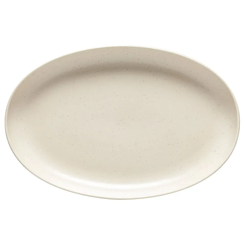 Costa Nova Pacifica stort ovalt fad vanilla beige mat