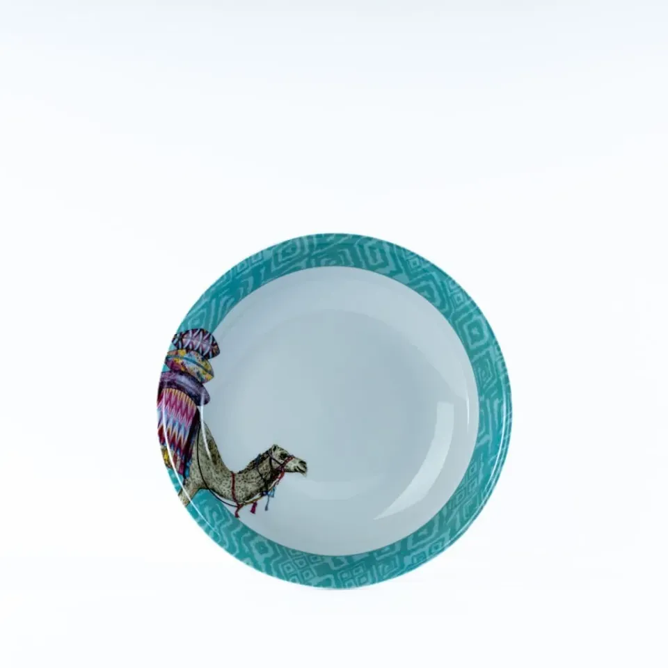 Les Ottomans Matthew Williamson skål porcelæn camel