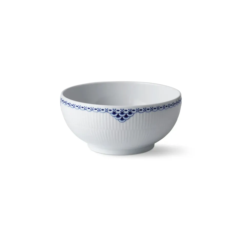 Kgl. Porcelæn Prinsesse skål 110 cl blondedekor