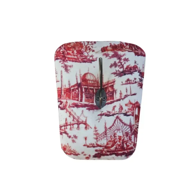 Les Ottomans Chinoiserie knage rød bomuld