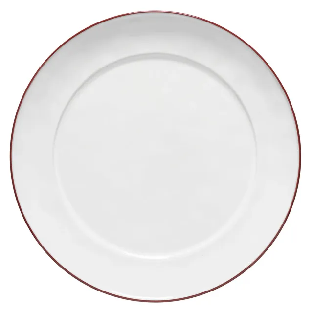 Costa Nova Beja Round Platter fad hvid rød stentøj