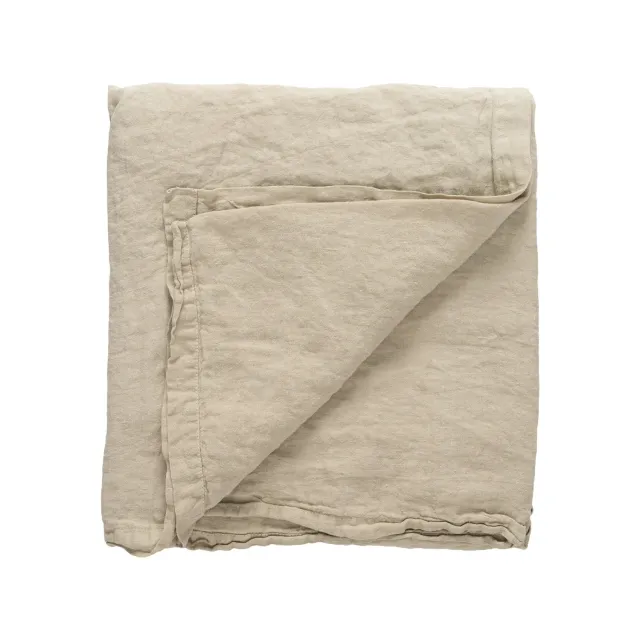 Costa Nova Maria dug 140x140 kakibrun hør
