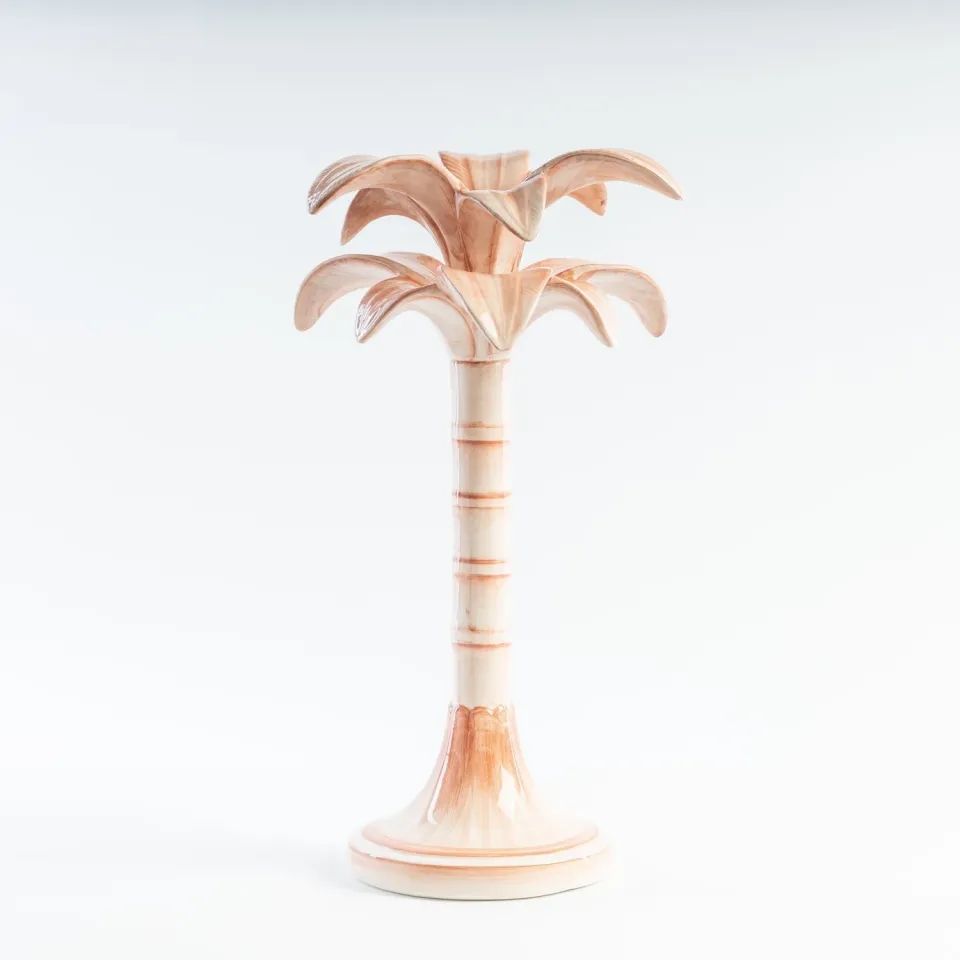 Les Ottomans Palma Rosa MARP04 lysestage stor håndmalet