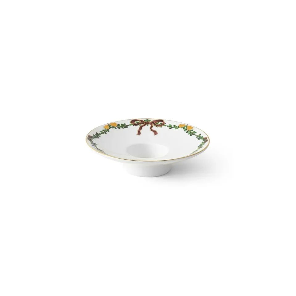 Royal Copenhagen Stjerne Riflet Jul lysestage 15,5 cm