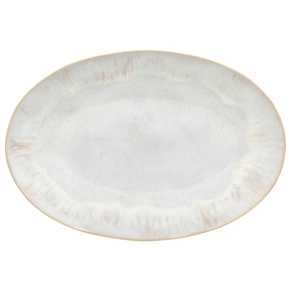 Costa Nova Eivissa fad ovalt stort sand beige blank