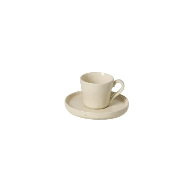 Costa Nova Lagoa kaffekop med underkop Pedra Beige