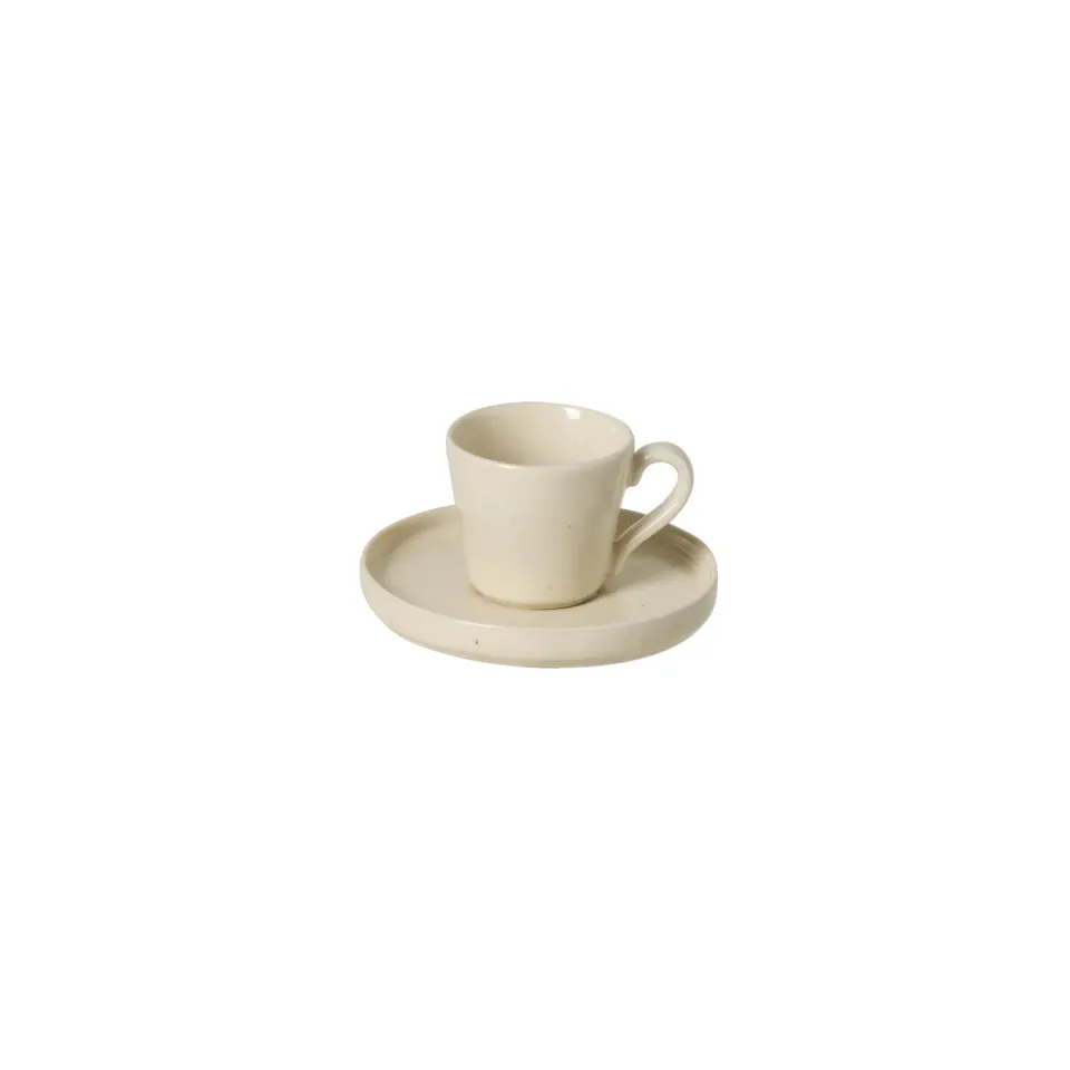 Costa Nova Lagoa kaffekop med underkop Pedra Beige