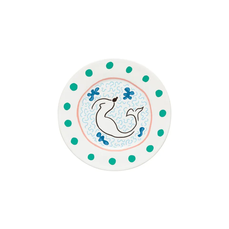 Costa Nova Summer Bliss frokosttallerken mermaid hvid