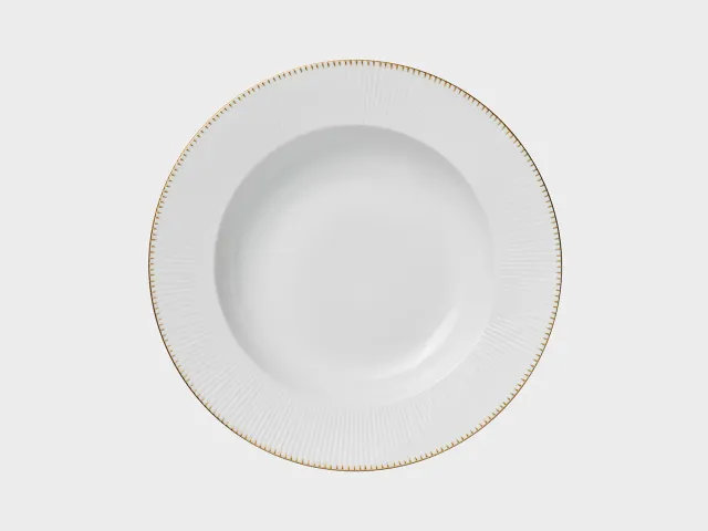 Nymphenburg Adonis dyb tallerken 25 cm guld