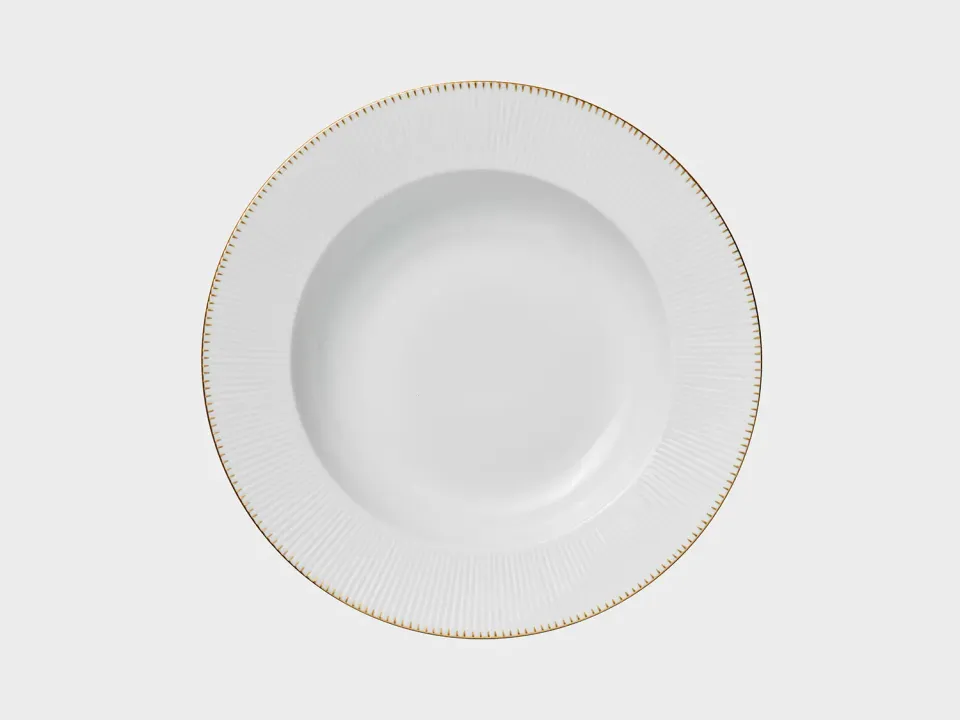 Nymphenburg Adonis dyb tallerken 25 cm guld