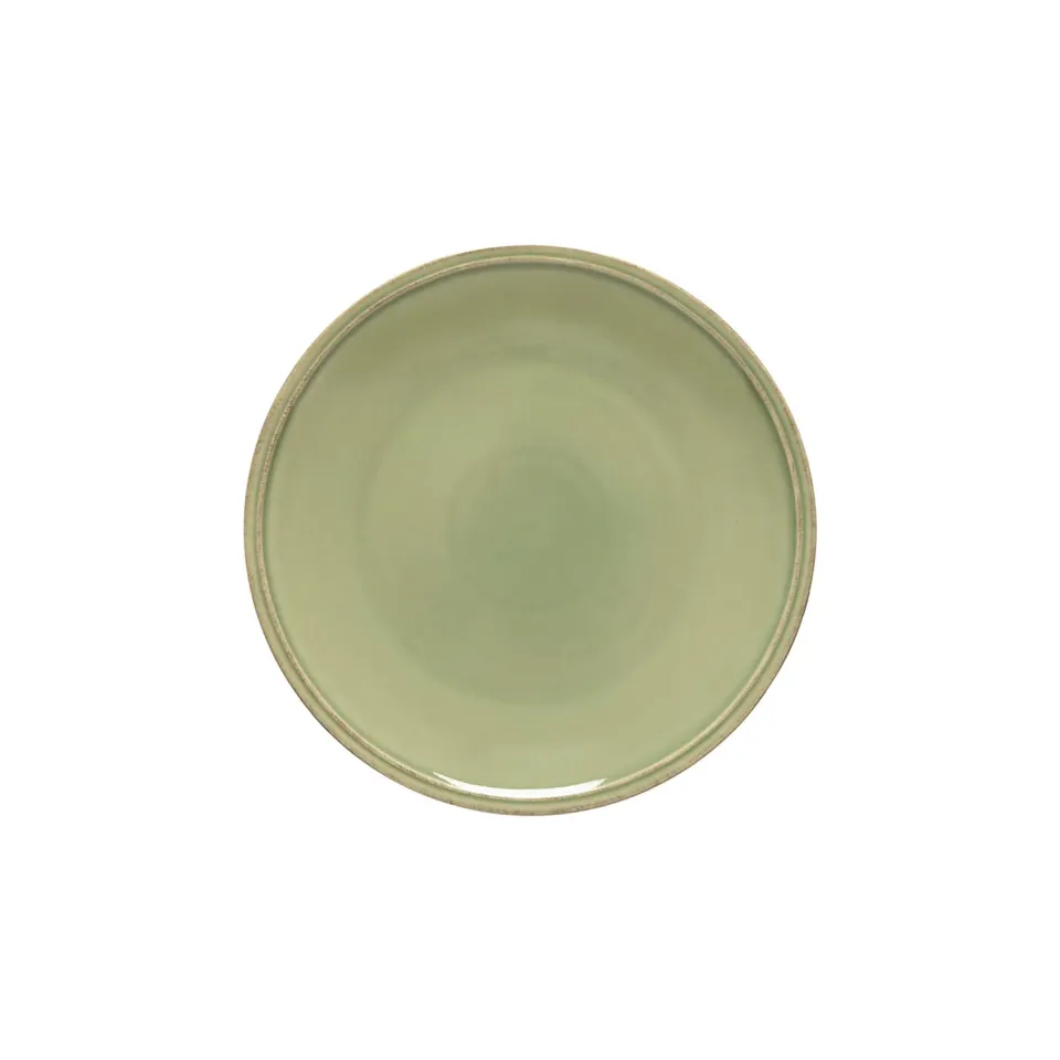 Costa Nova Friso desserttallerken Sage Green blank glasur