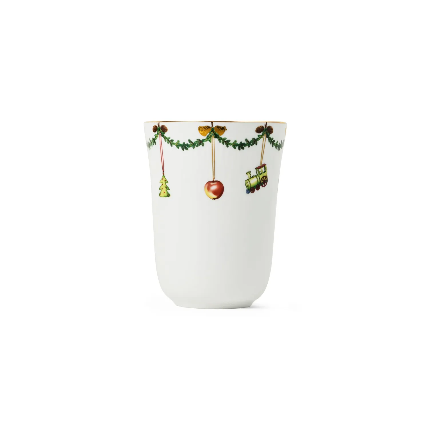 Kgl. Porcelæn Stjerne Riflet Jul kop 36 cl dekoration 2