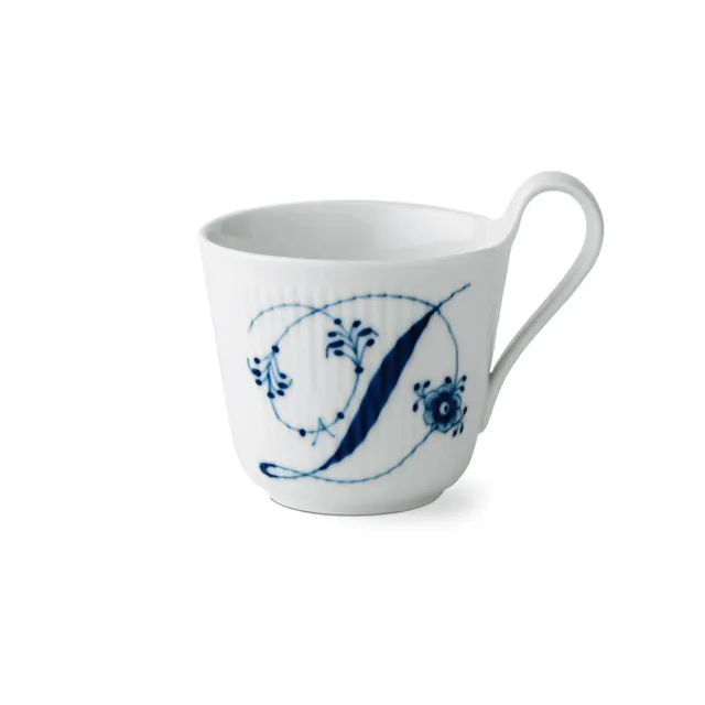 Royal Copenhagen Alfabet højhankskop D 33 cl hvid