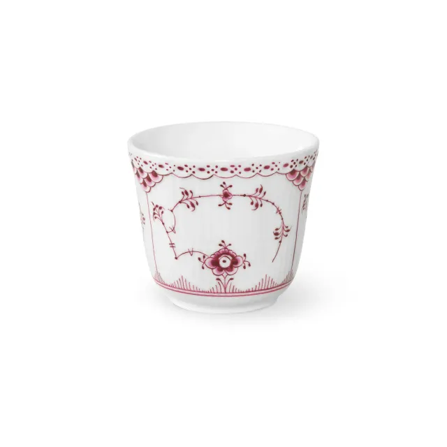 Kgl. Porcelæn Purpur Musselmalet Halvblonde termokrus 26 cl