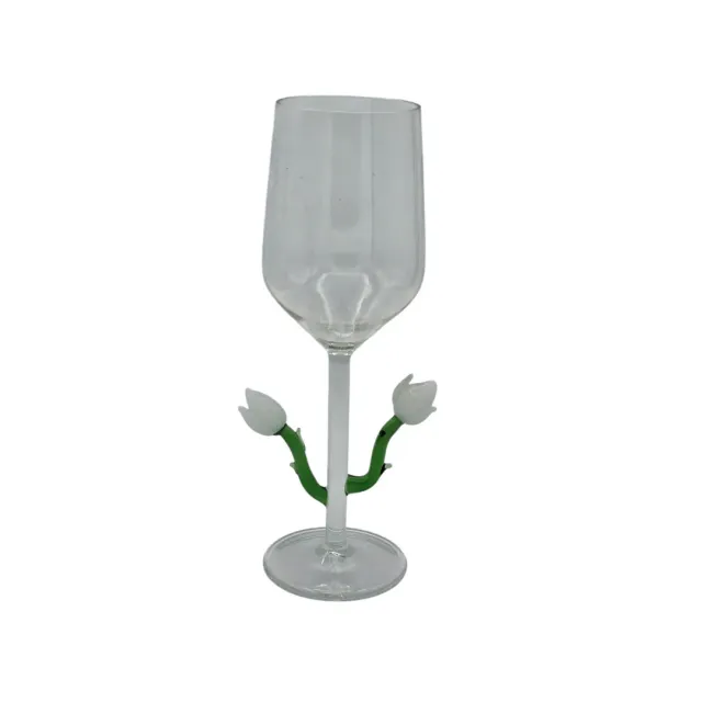 Les Ottomans Lily vinglas glas farvet elegant