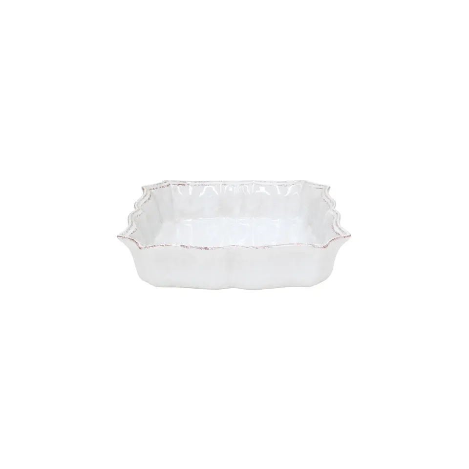 Costa Nova Impressions Square Baker ovnfad hvid blank
