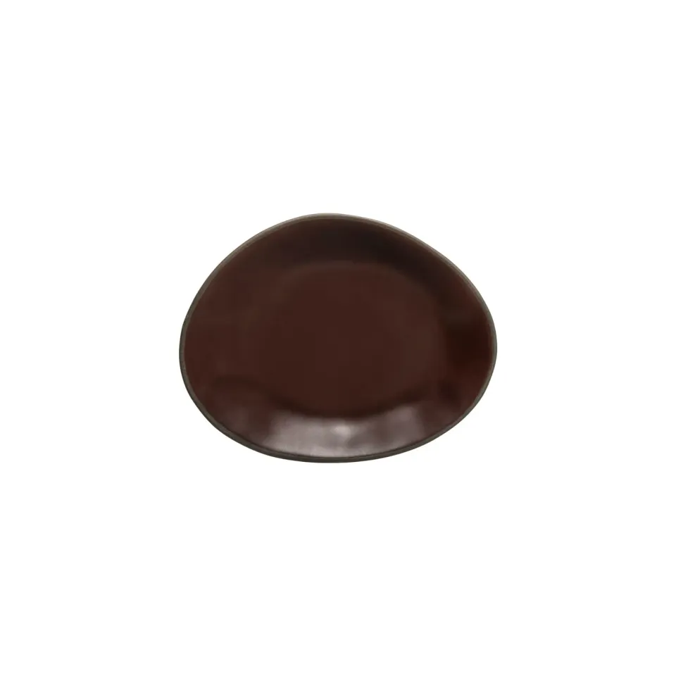 Costa Nova Stacked Organic Oval Tallerken Port Red Mat