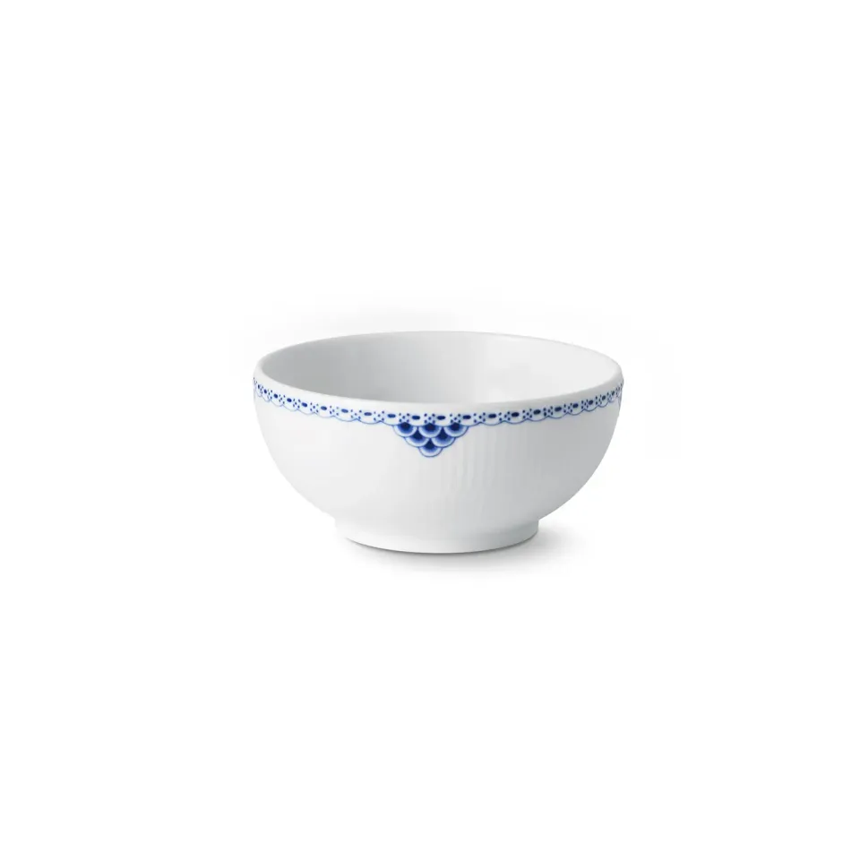Kgl. Porcelæn Prinsesse skål 73 cl blå blonde