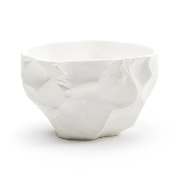 1882-Ltd Crockery skål lille hvid stentøj