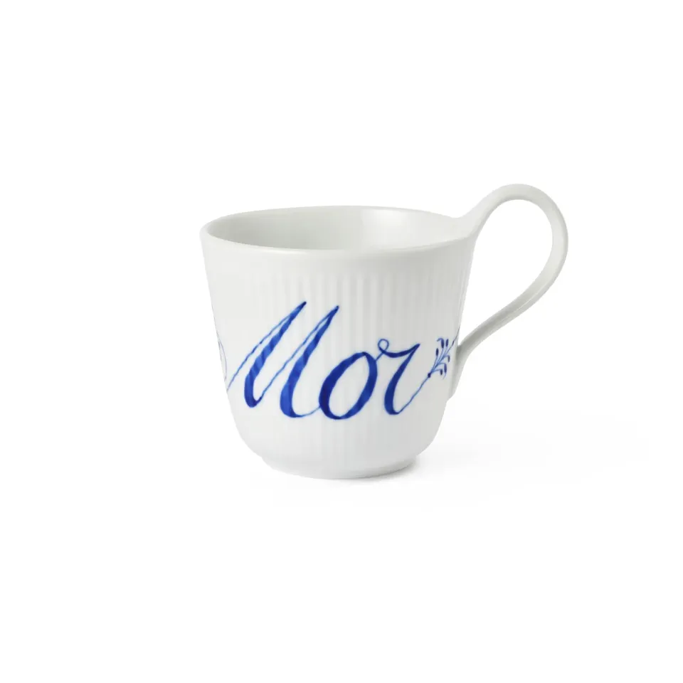 Kgl. Porcelæn Alfabet Mor kop 33 cl med høj hank