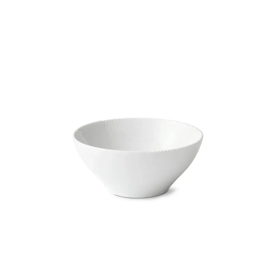 Kgl. Porcelæn Hvid Elements skål 30 cl hvid