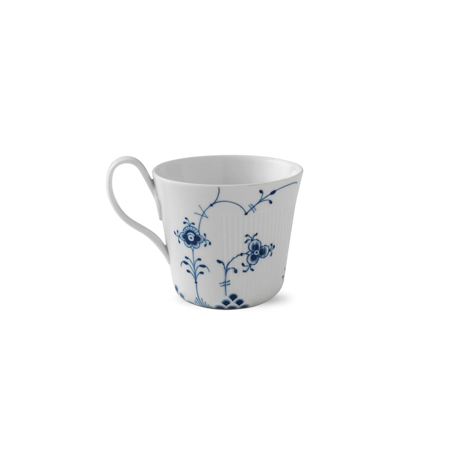 Kgl. Porcelæn Blå Elements højhankskop 35 cl håndmalet