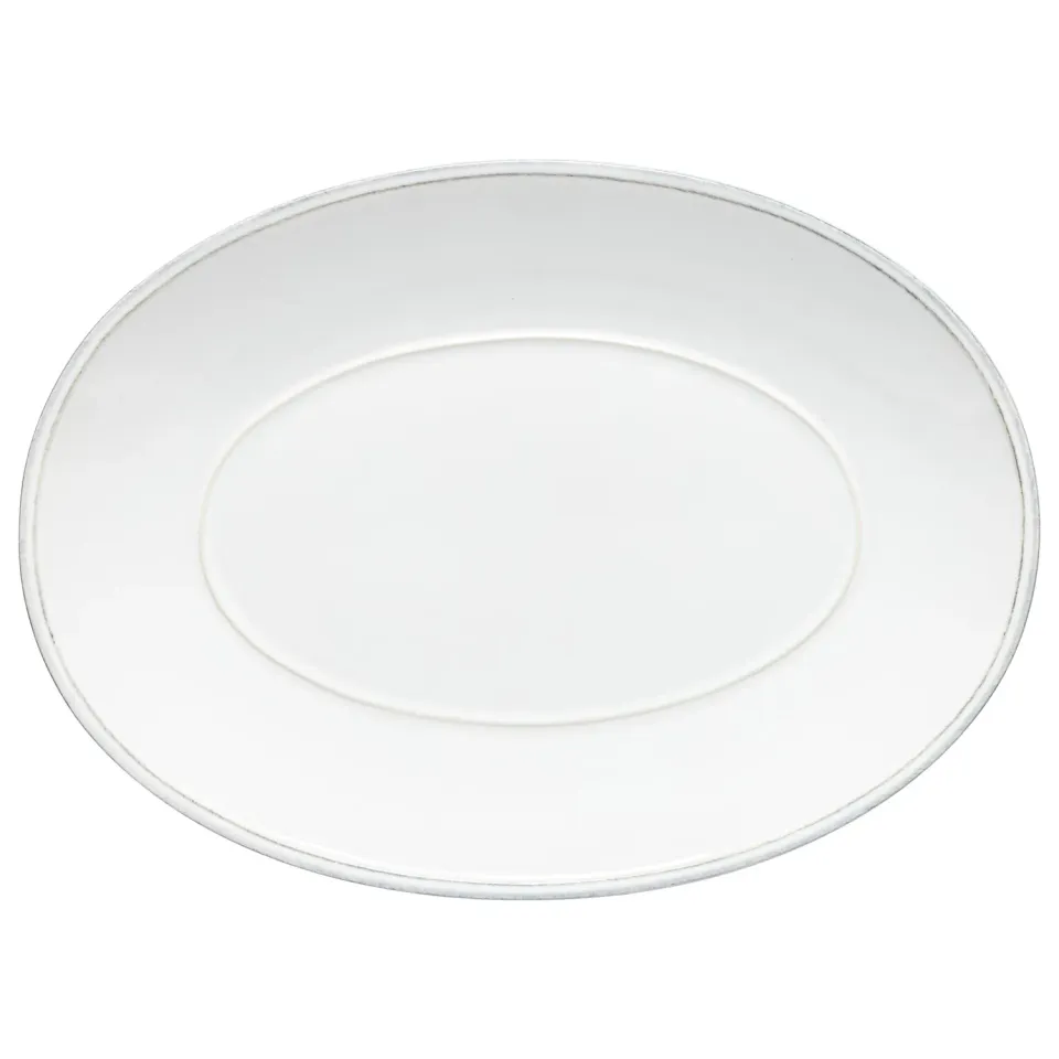 Costa Nova Friso Large Oval Platter fad hvid blank