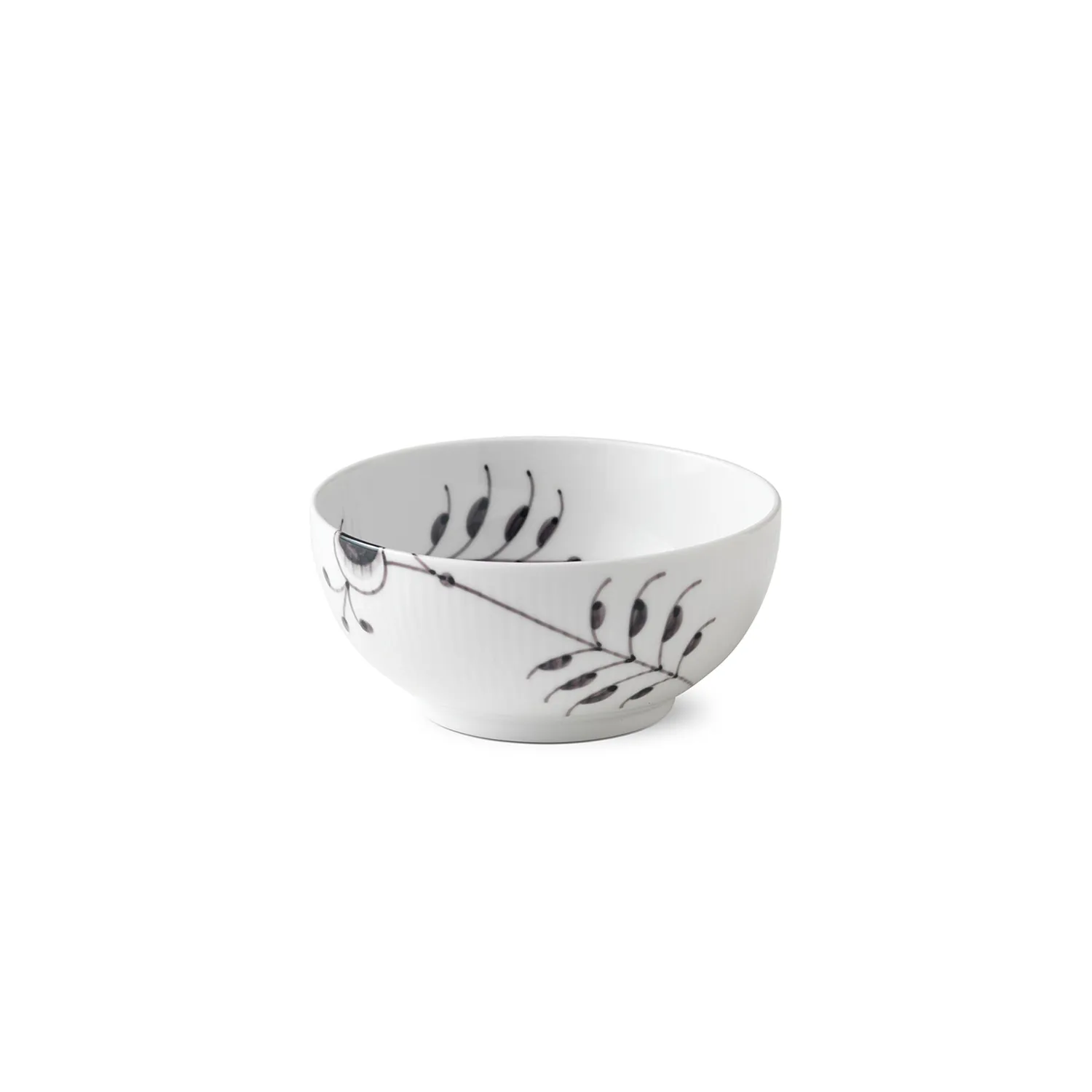 Royal Copenhagen Sort Mega Riflet skål 73 cl