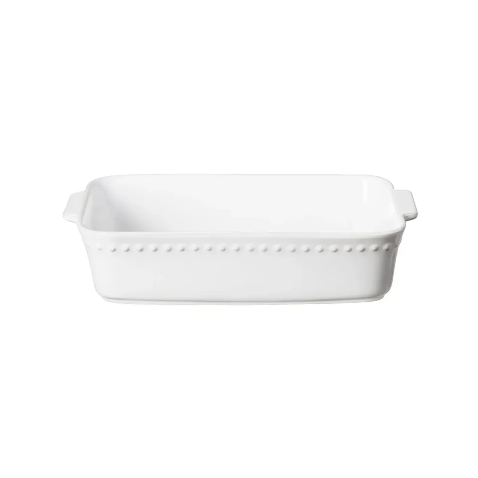 Costa Nova Pearl Rectangular Baker ovnfast fad hvid