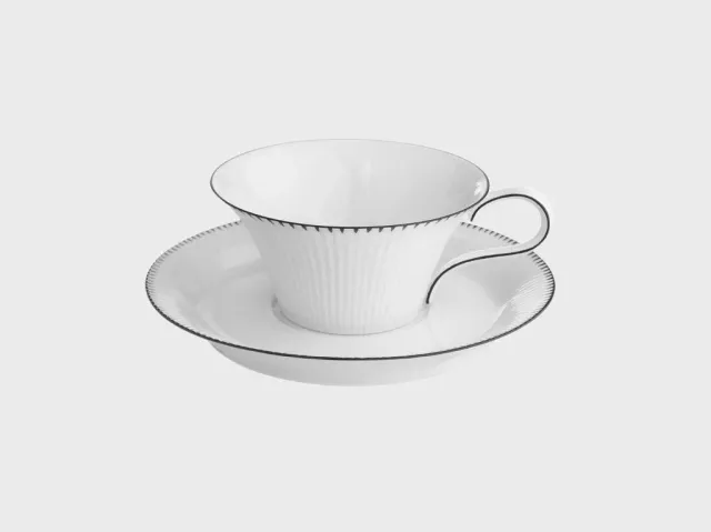 Nymphenburg Adonis tekop sorte takker porcelæn
