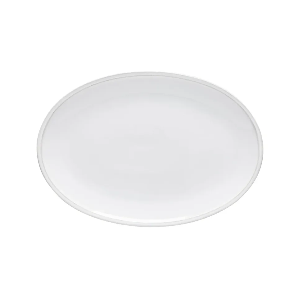 Costa Nova Friso Steak Plate tallerken hvid blank