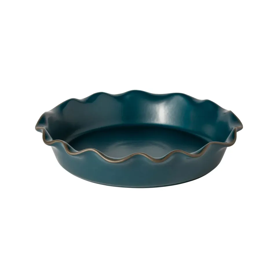 Costa Nova Stacked Organic Pie Dish tærteform Deep Sea Blue