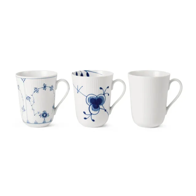 Kgl. Porcelæn Gifts with History kop 36 cl 3 stk