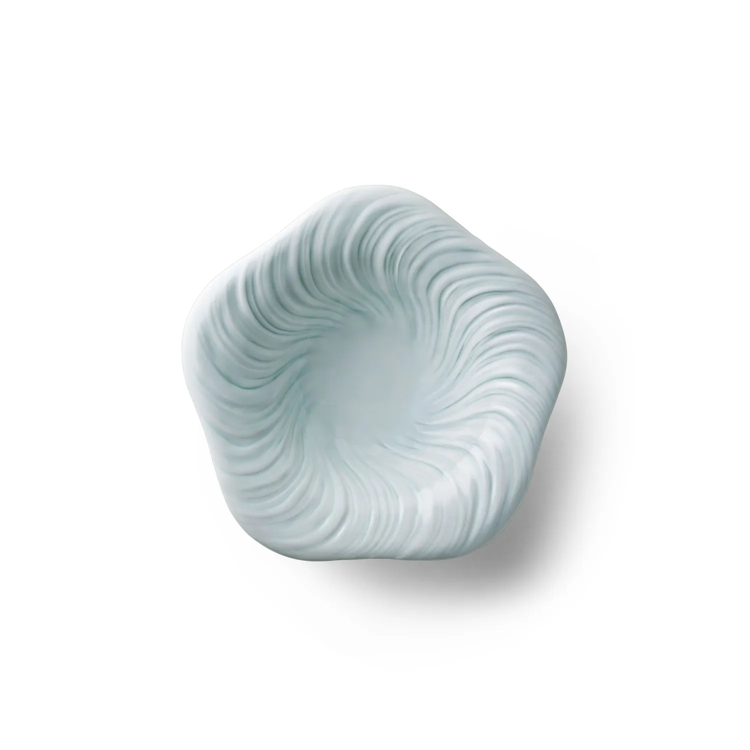 Kgl. Porcelæn Triton dyb tallerken Sand 20,5 cm stentøj