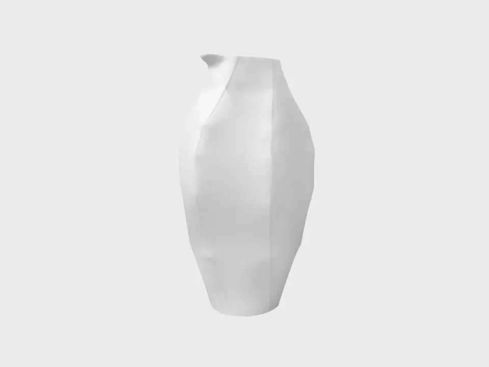 Nymphenburg Lightscape kande hvid biskuit porcelæn