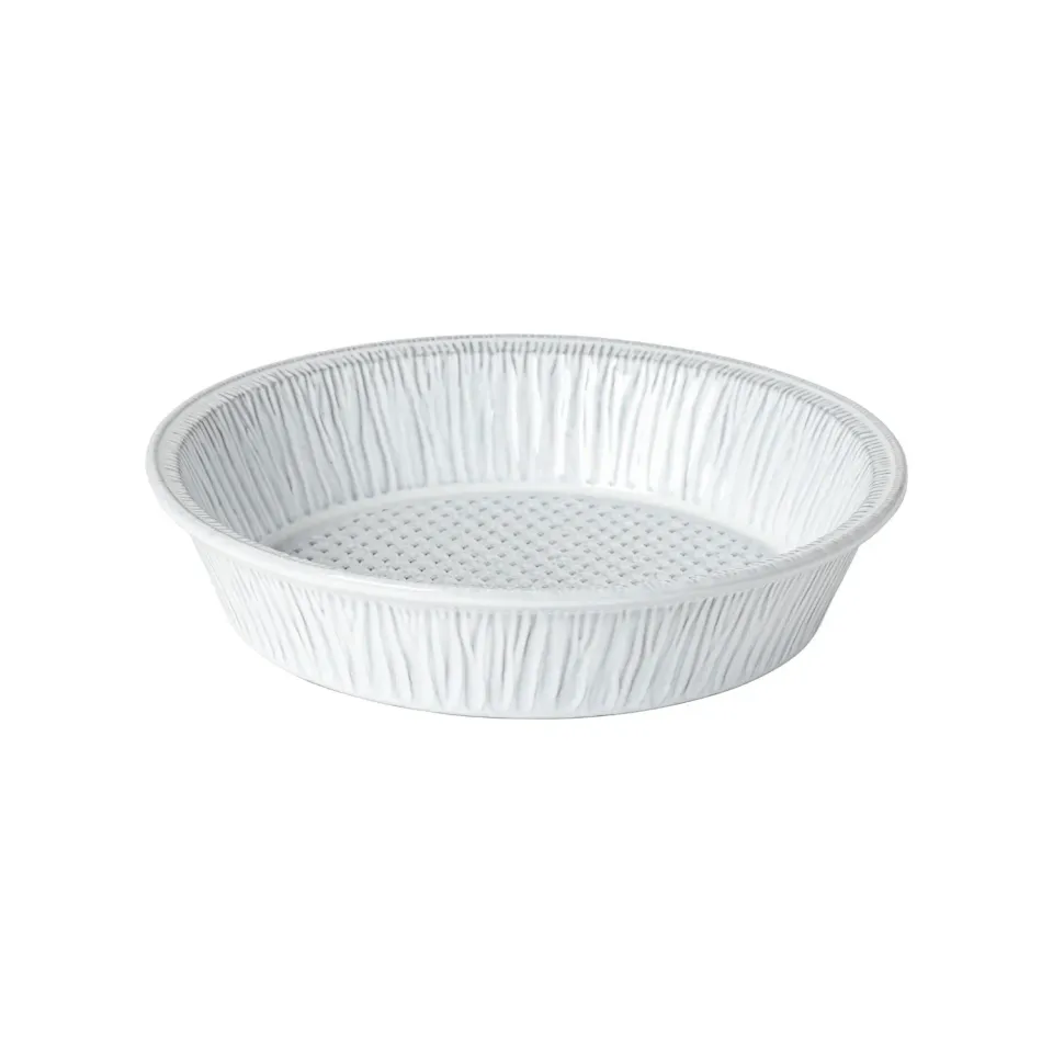 Costa Nova Festa Pie Dish tærteform hvid eco gres rund