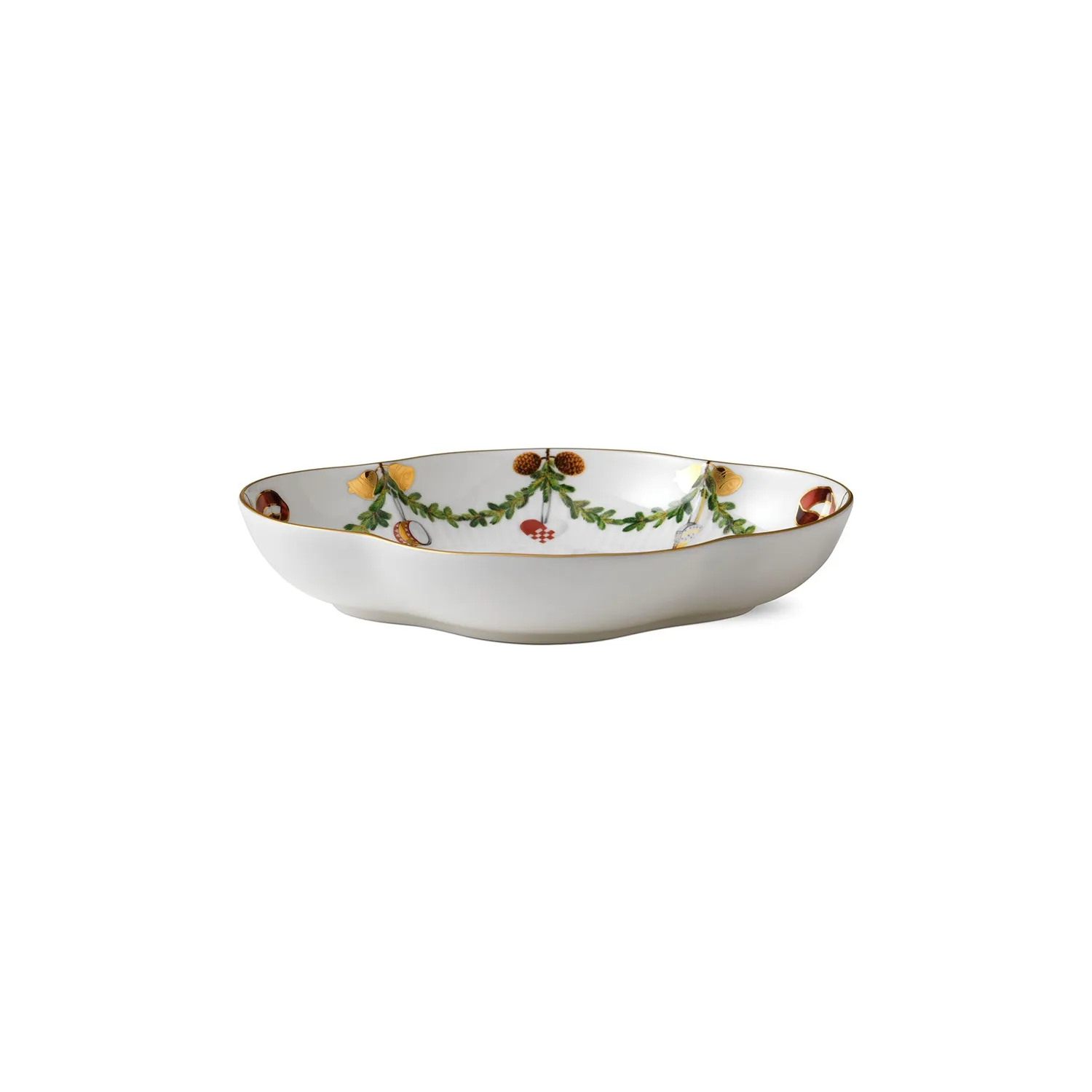 Royal Copenhagen Stjerne Riflet Jul fad 22 cm julefad