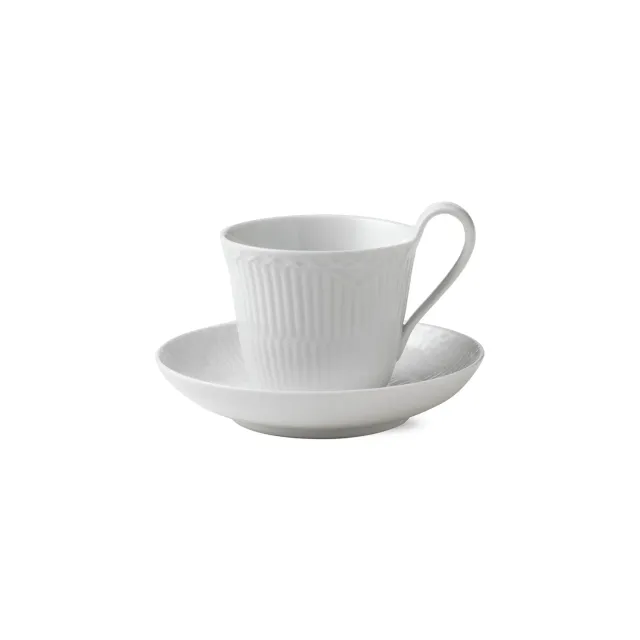 Royal Copenhagen Hvid Halvblonde højhankskop 24 cl