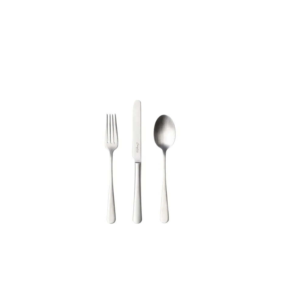 Costa Nova Pacifica dessertsæt 18 dele Brushed Silver