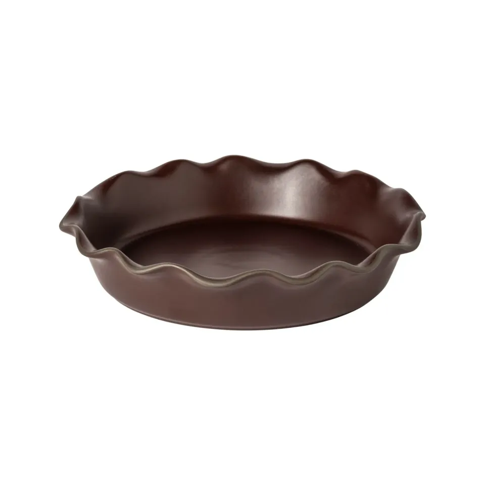 Costa Nova Stacked Organic Pie Dish tærtefad portrød