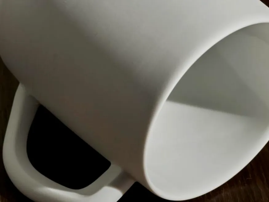 Nymphenburg Herkner porcelænskrus hvid