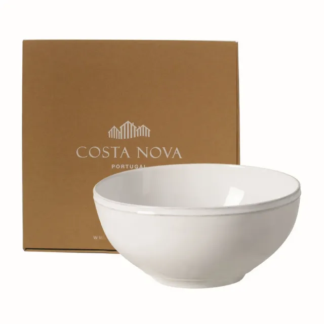 Costa Nova Friso Gift Serving Bowl 24 serveringsskål hvid gaveæske