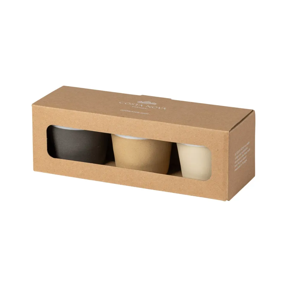 Costa Nova Grespresso espressokopper 3-pak multicolor gaveæske