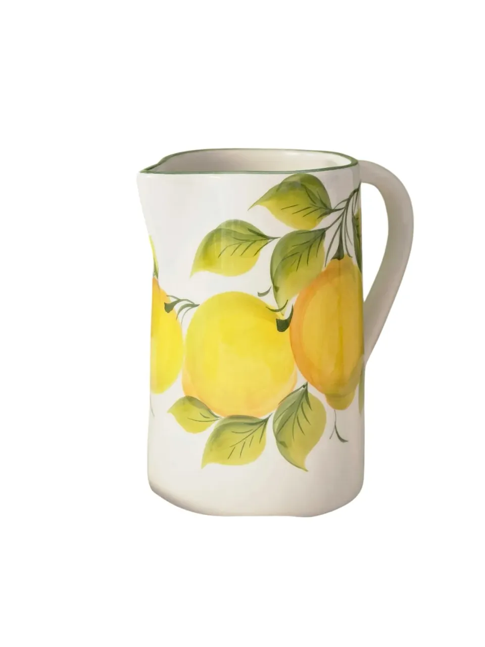 Les Ottomans Lemon lille kande citron håndmalet keramik