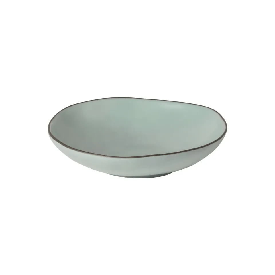 Costa Nova Stacked Organic suppetallerken sky blue mat
