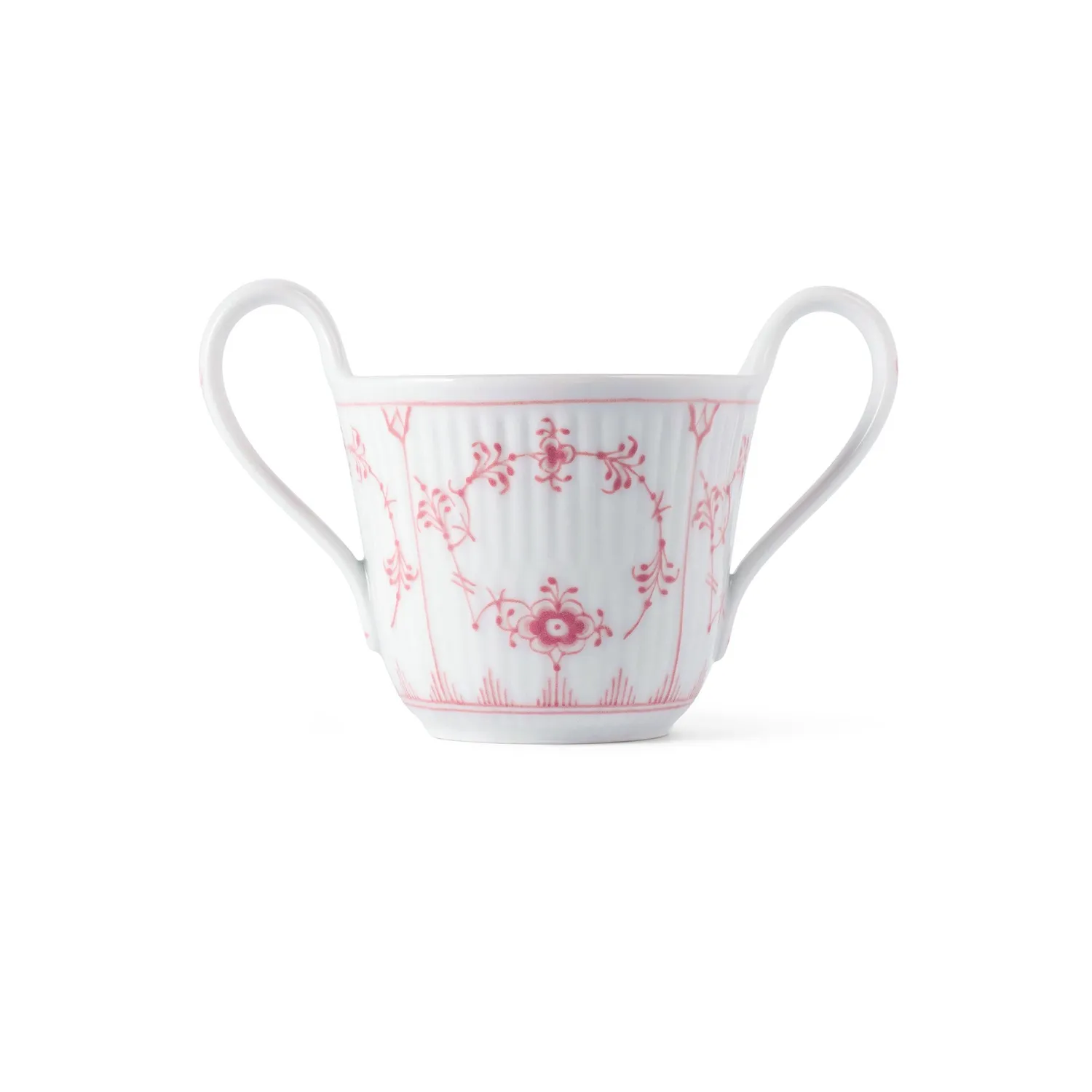 Kgl. Porcelæn Musselmalet Riflet babykop 13 cl Bespoke