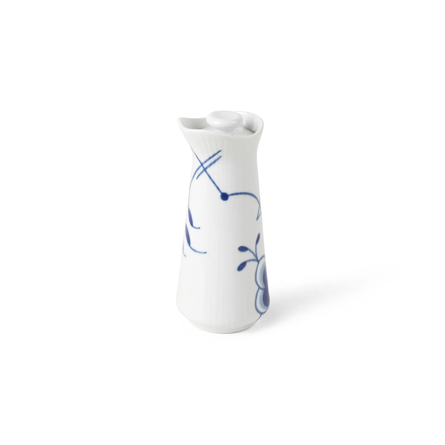 Kgl. Porcelæn Blå Mega Riflet olie-eddikeflaske 13,5 cm