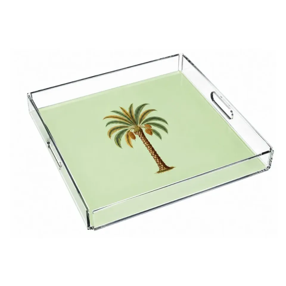 Les Ottomans Palm bakke lakeret LTT01 med hank