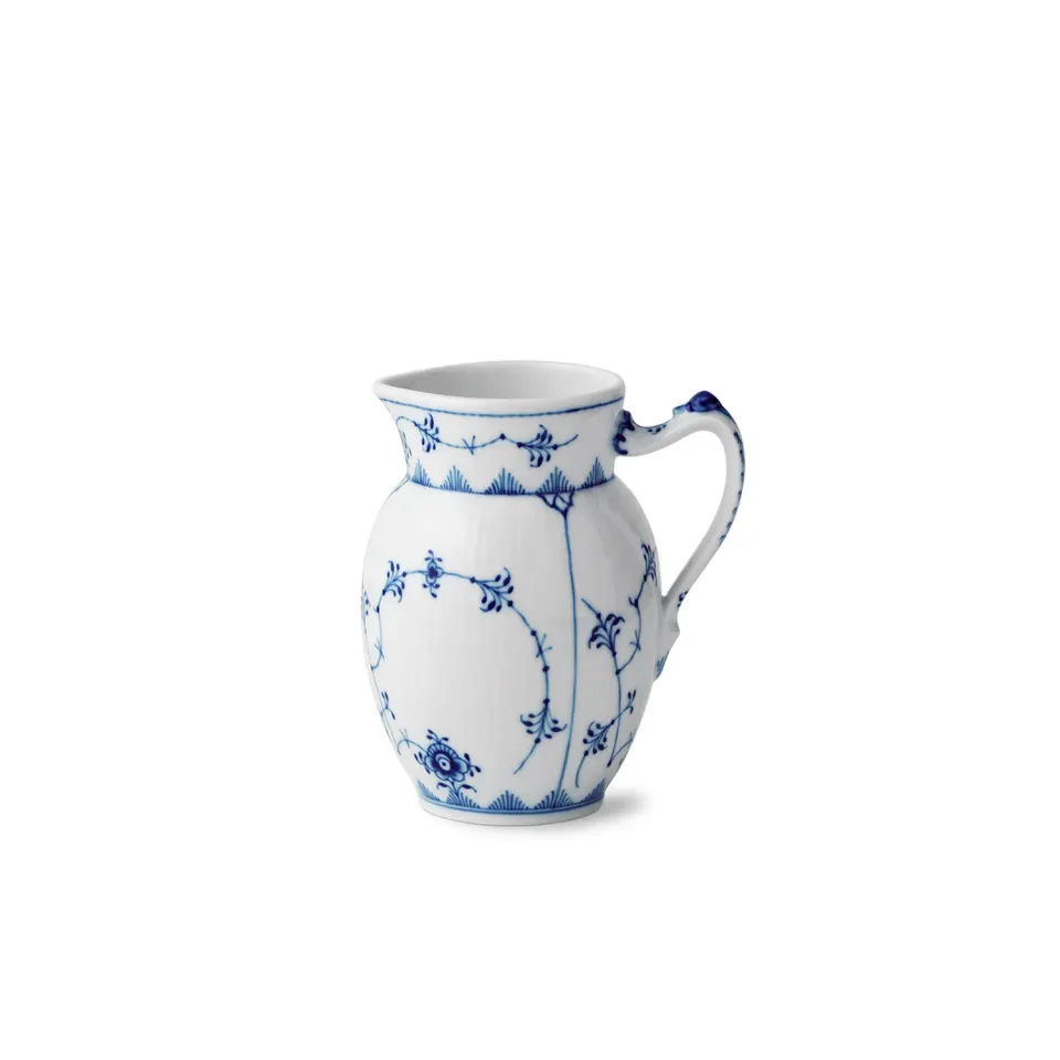 Royal Copenhagen Musselmalet Riflet mælkekande 38 cl